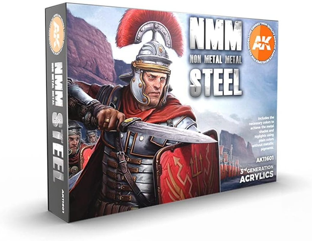 Ak Interactive 3 Generation Acrylic Non Metallic Metal Steel Paint Sets)