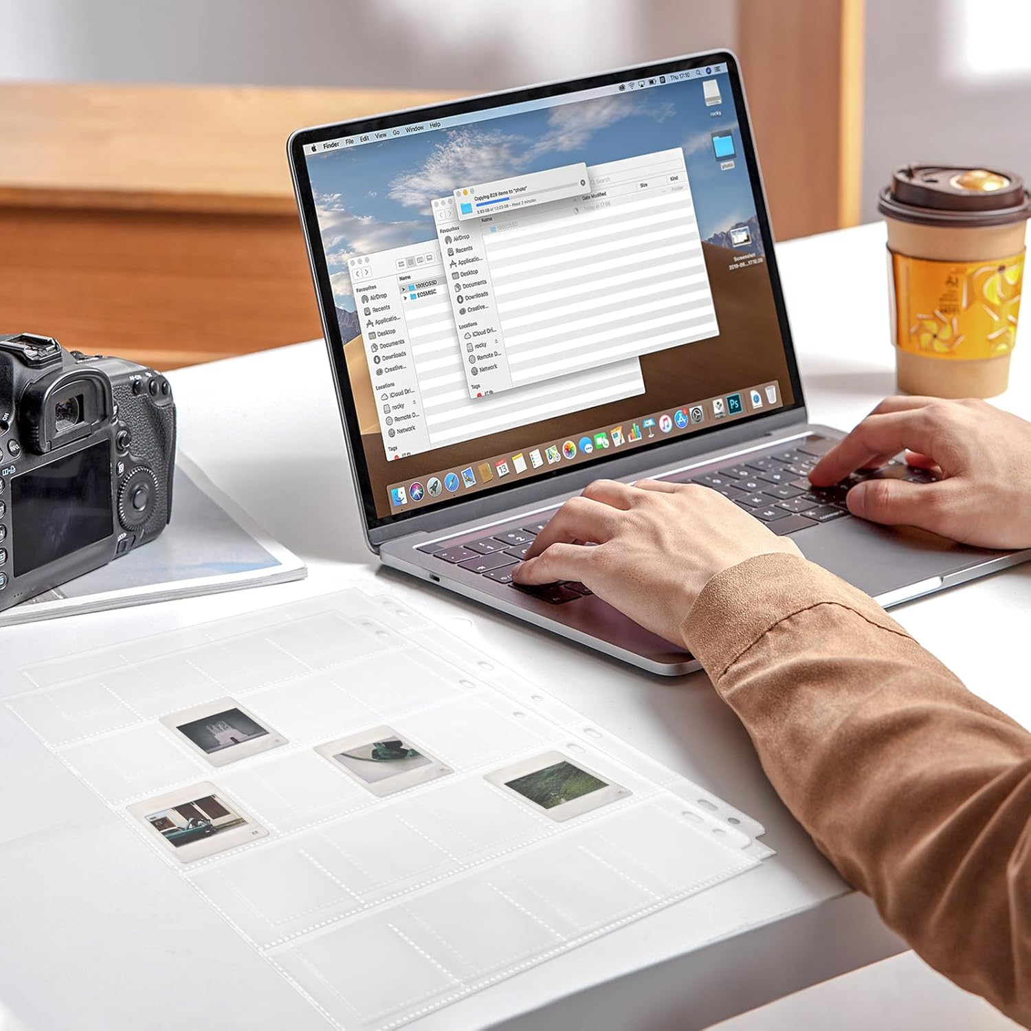 Sekonow 48 Sheets Coin Flip Sleeves for 3 Ring Binder, (2X2In, 960 Pockets), Photo Slide Page Protectors, Top Loading Clear Cardboard Coin Holder Organizer Collection Supplies image number 6