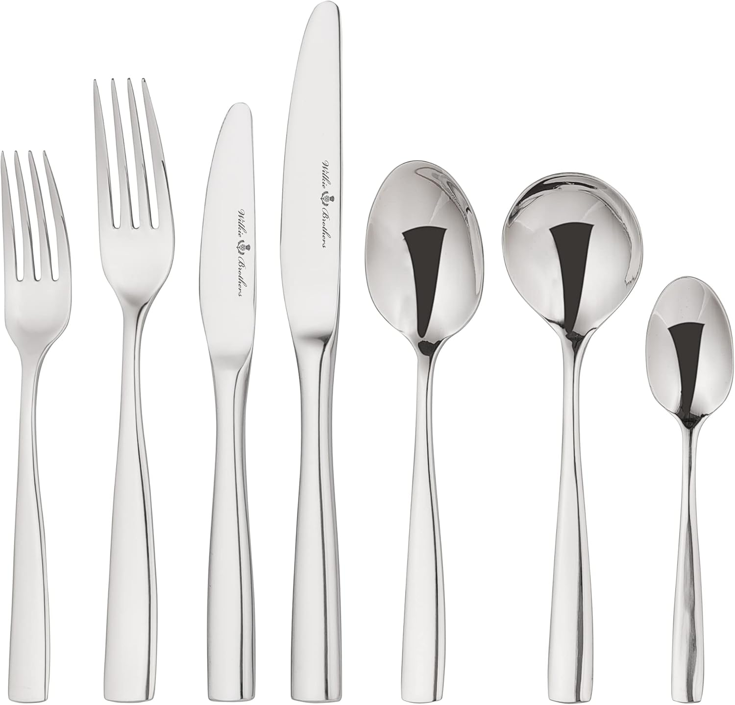 Wilkie Brothers Hartford 56-Piece 18/10 Stainless Steel Cutlery Set image number 4