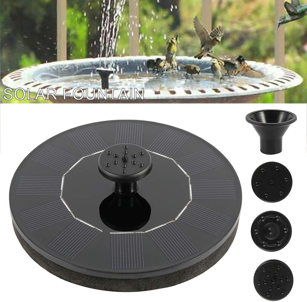Solar Fountain Water Pump Bird Bath Powered Panel Spray Head Solar Powered Free Standing Floating Water Pump Kit for Garden, Patio, Pond and Pool image number 4