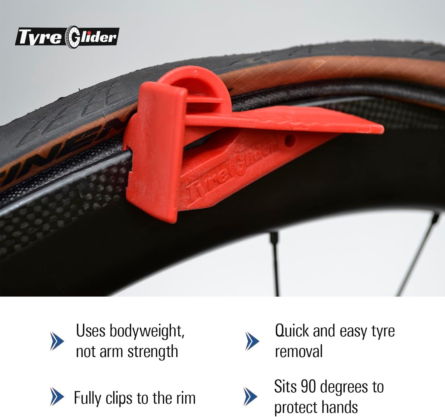 Tyre Glider | the Next Gen Tire Lever | Bike Tire Levers | Tyre Tool for Bicycles | for All Tire Widths Including Mountain, Road & Gravel Bikes