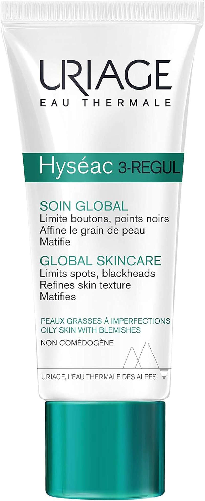 Uriage Hyseac 3-Regul Global Skin-Care Refines Skin Texture, Matifies, 40Ml image number 1