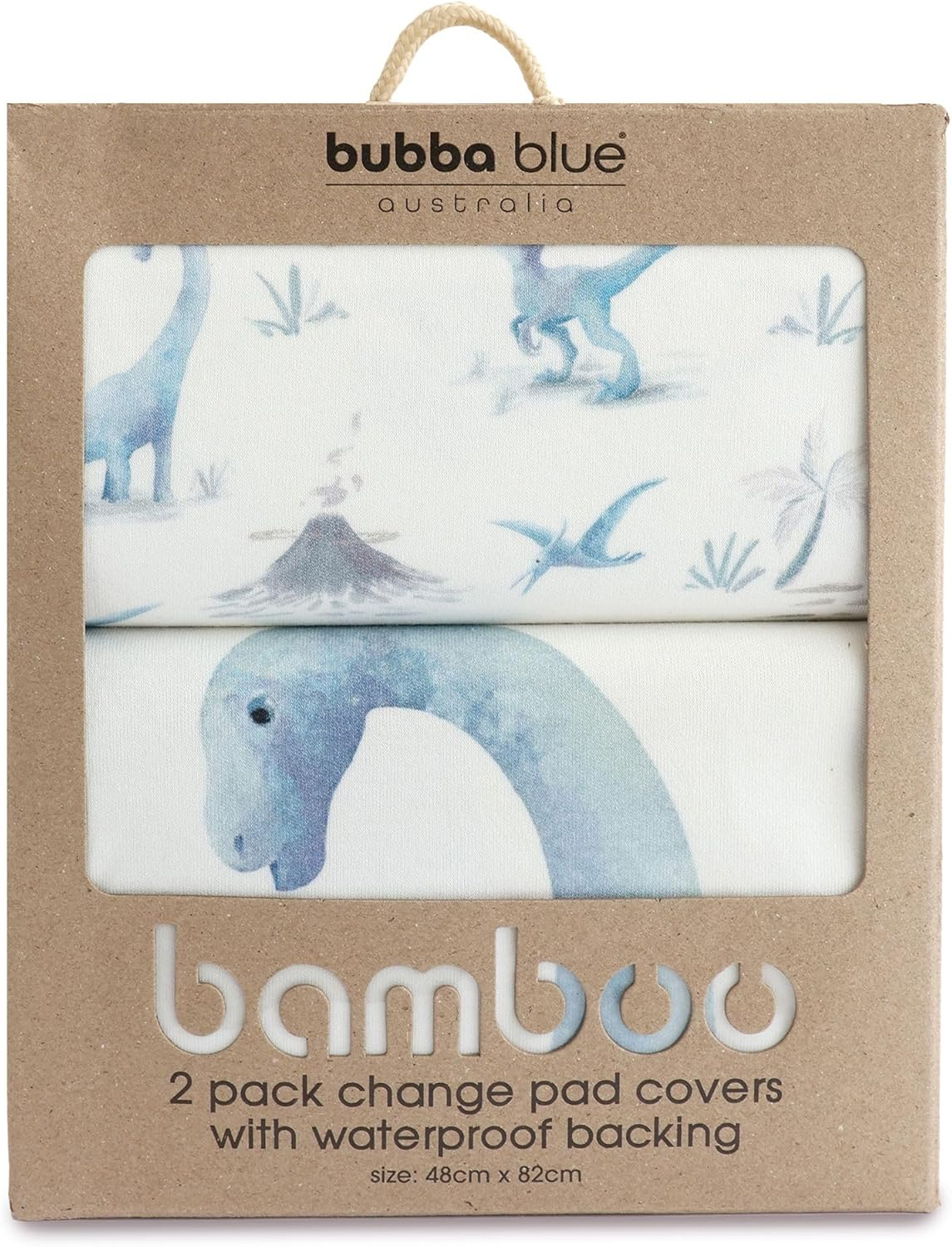Bubba Blue Bamboo Jurassic 2 PK Change Mat Covers