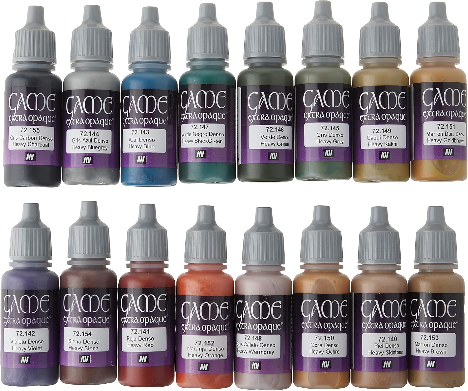 Vallejo Acrylicos S.L. Tabletop Supplies Game Colour Extra Opaque 16 Colour Set Modelling Kit image number 1