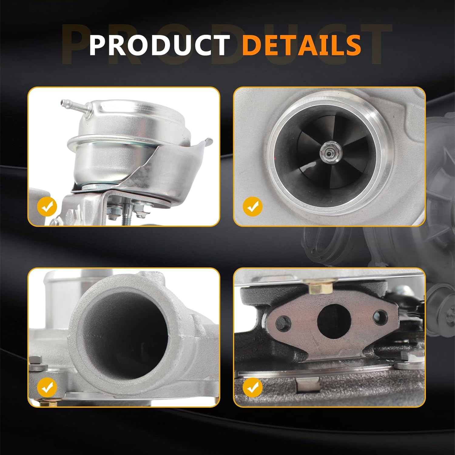 GT2056V Complete Turbo Turbocharger Compatible with Jeep Cherokee 2.8 CRD (KJ) R2816K5 (VM) 2776Ccm 110Kw 150HP 2004-2005;Compatible with Jeep Liberty CRD R2816K5 (VM) 2800Ccm 118Kw 160HP image number 4