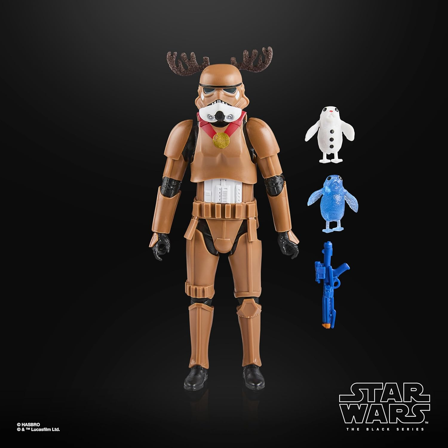 Star Wars the Black Series Stormtrooper (Holiday Edition), Star Wars Premium Collectible 6 Inch Action Figure image number 6