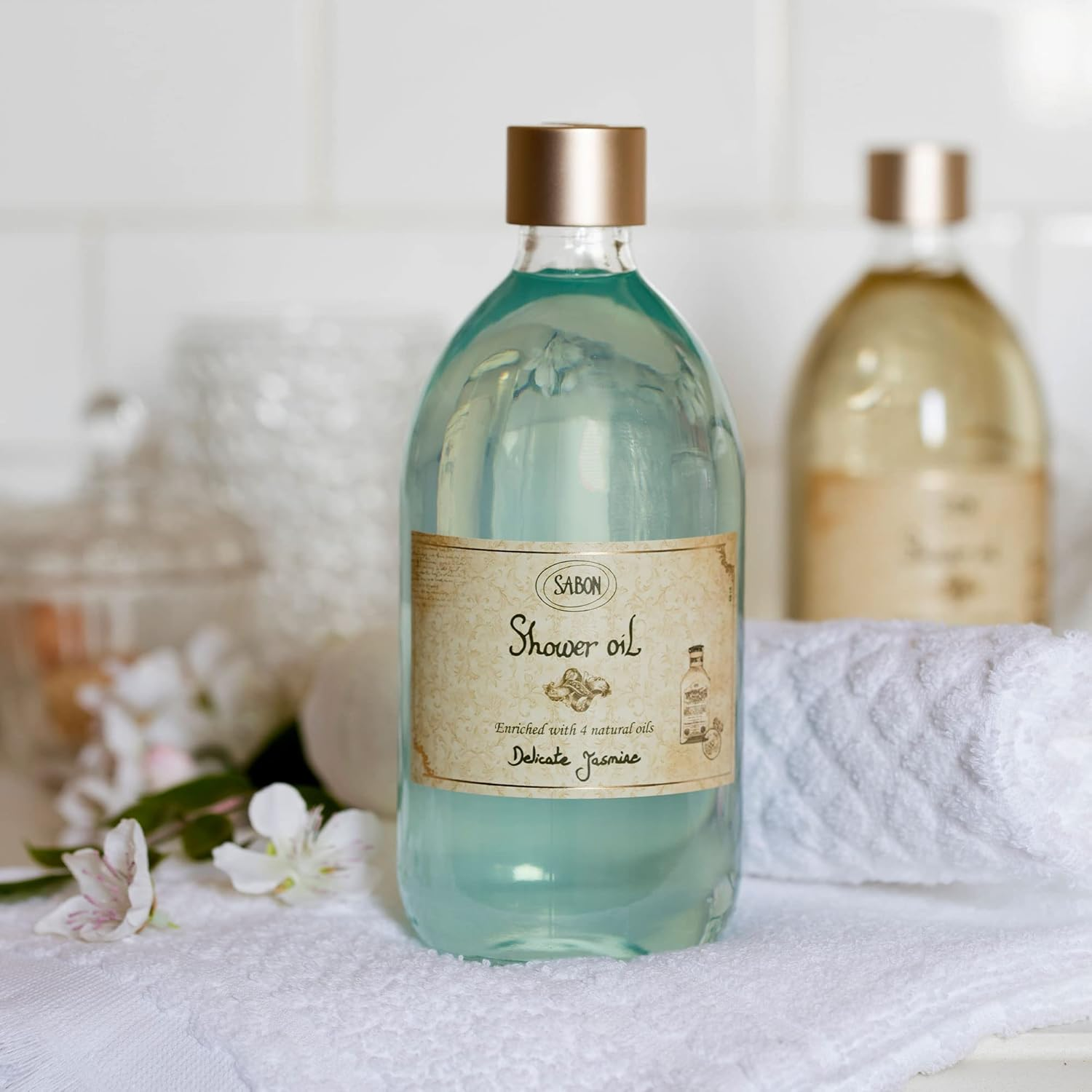 Sabon Shower Oil - Delicate Jasmine 500Ml image number 1
