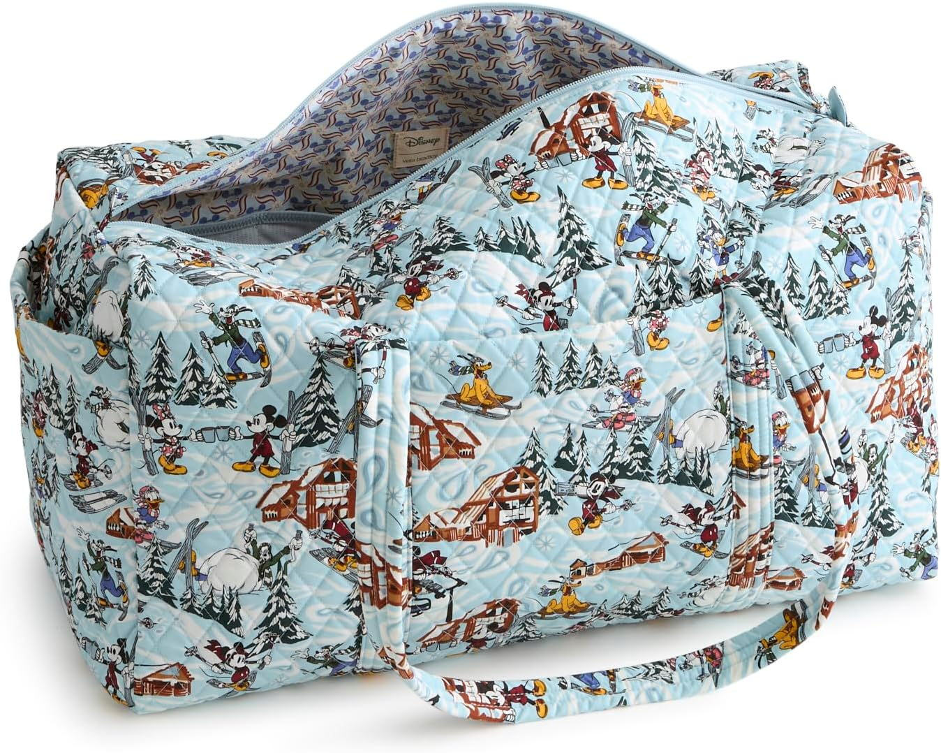 Vera Bradley Premium Cotton Disney Large Original Duffel Bag image number 6
