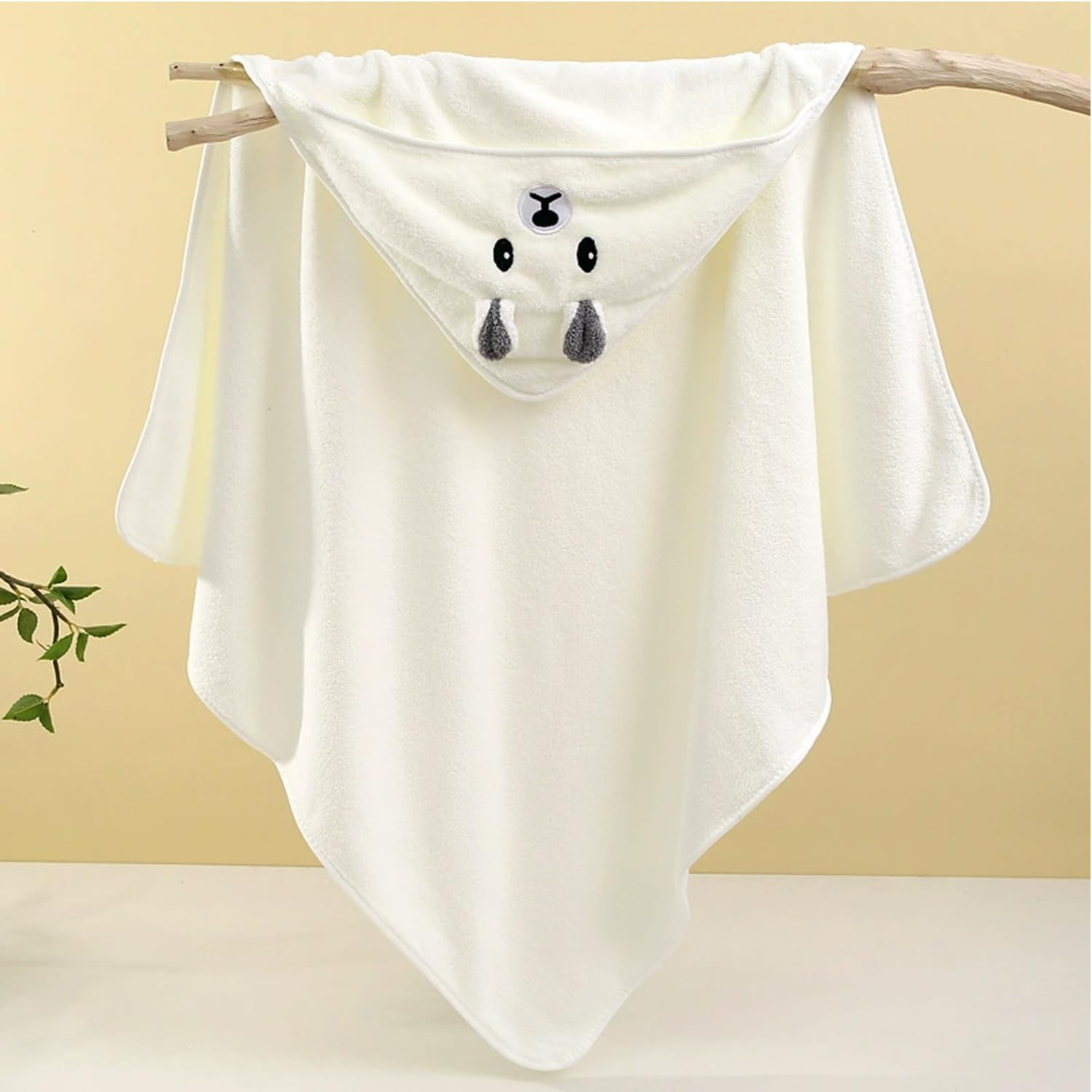 Baby Hooded Towel, 2Pack Baby Blanket,Unique Animal Design Ultra Soft Absorbent and Non-Balling Cotton Baby Bath Towel, for Boy and Girl (Pink)