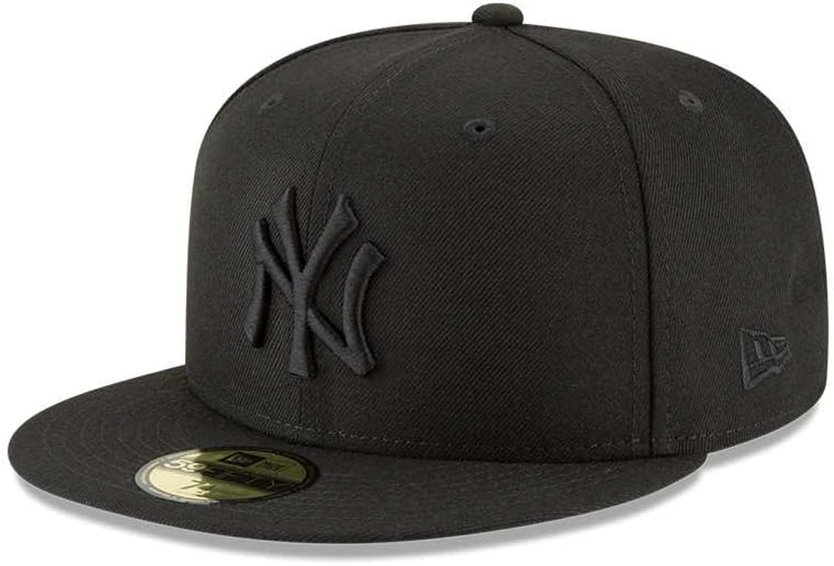 New Era Mens New York Yankees MLB Authentic Collection 59FIFTY Cap, Adult, Scarlet