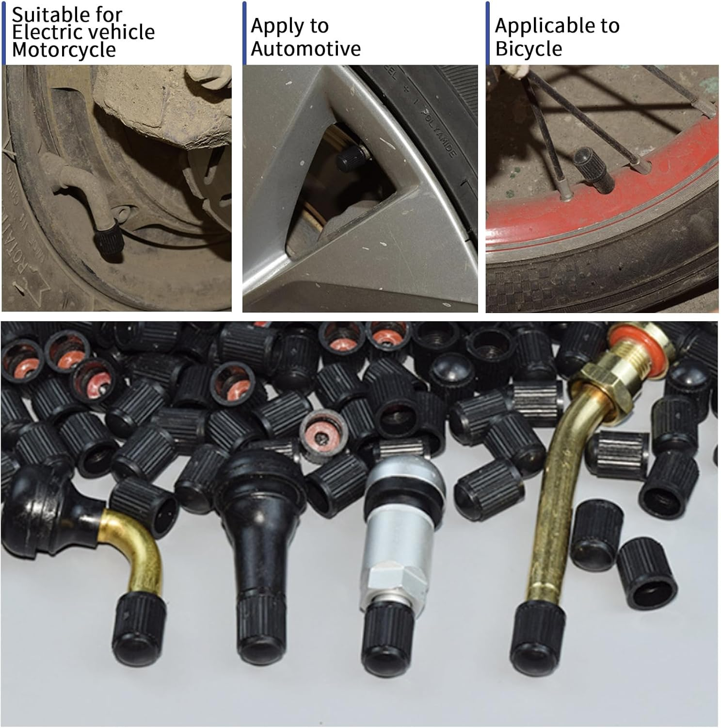 44Pcs Tire Valve Tool, Installation Tools Tire Pullers Tire Valve Core Tool Kit, Electric Vehicles, Bicycles, Motorcycles Tyre Repair Kit image number 5