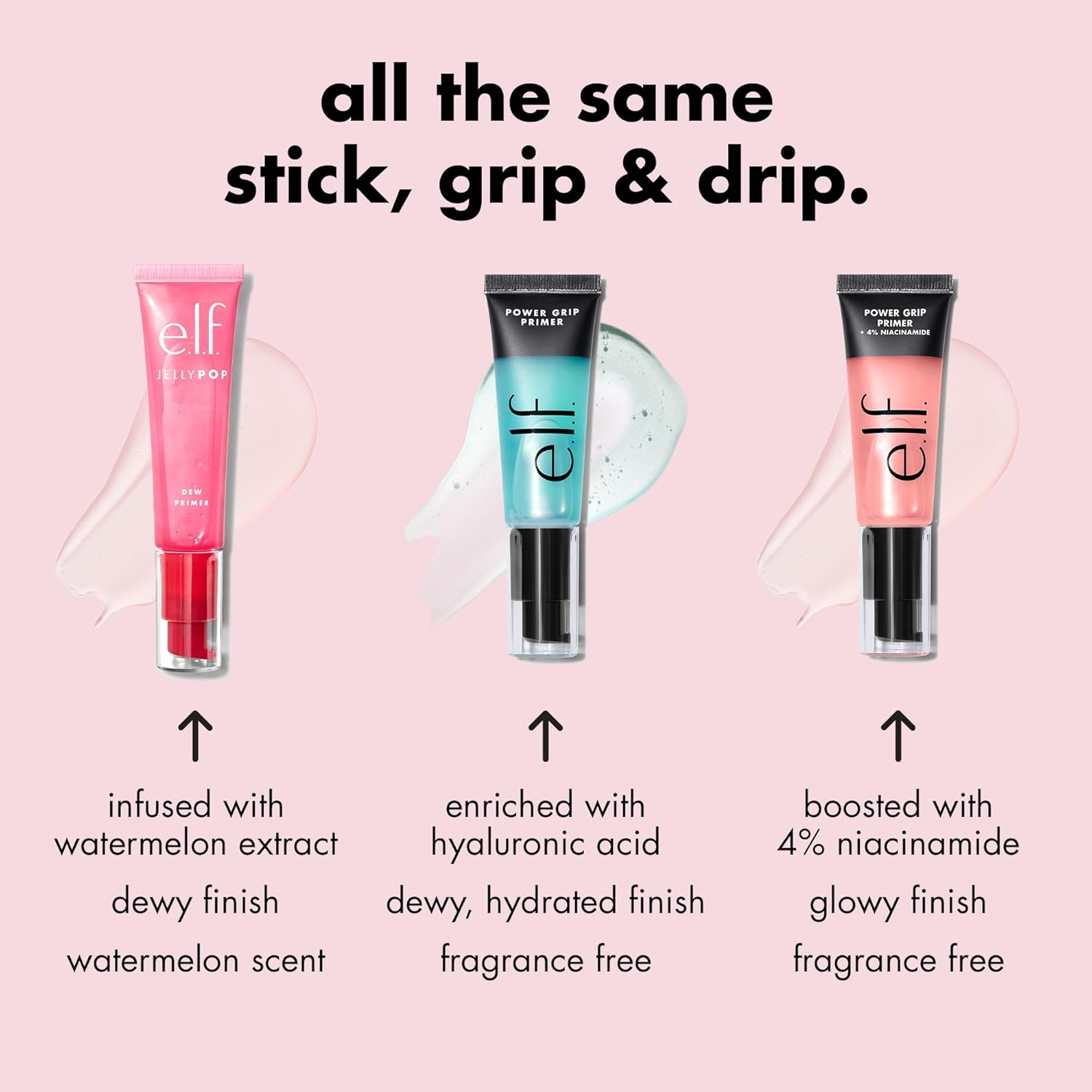 E.L.F. Jelly Pop Dew Primer, Limited Edition Translucent Face Primer for Moisturizing & Smoothing Skin & Gripping Makeup, Vegan & Cruelty-Free image number 3