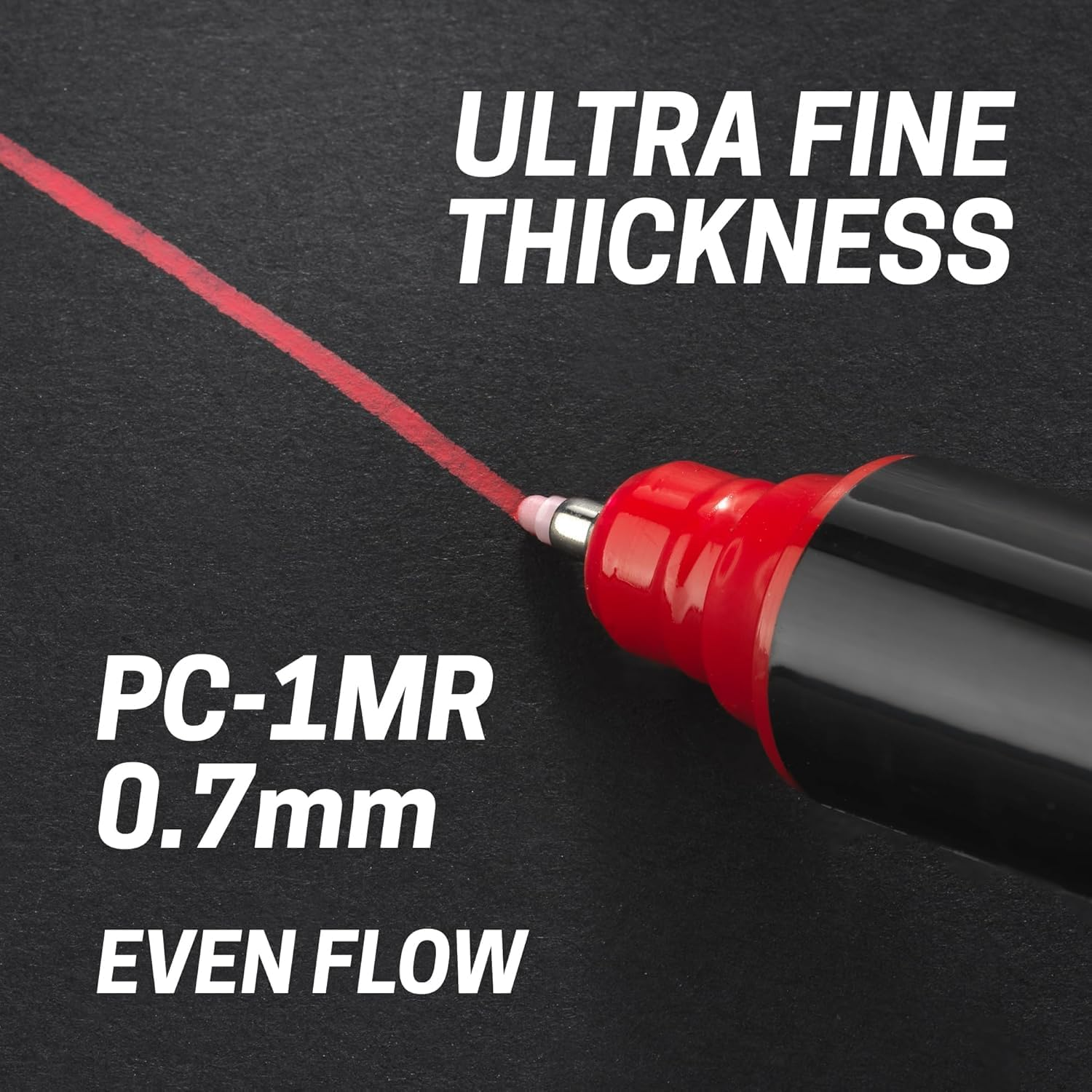 Posca PC-1MR Paint Marker Art Pens - 0.7Mm Nib - Plastic Wallet of 18 with Extra Black and White image number 2