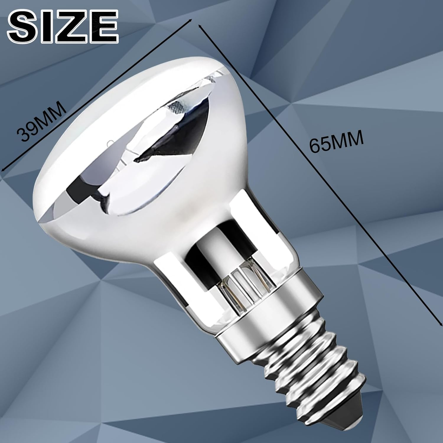 Replacement Lava Lamp,Warm White 2700K,R39 E14 30W Spotlight Screw Light Bulb for Home,Non-Dimmable,Pack of 2 image number 5