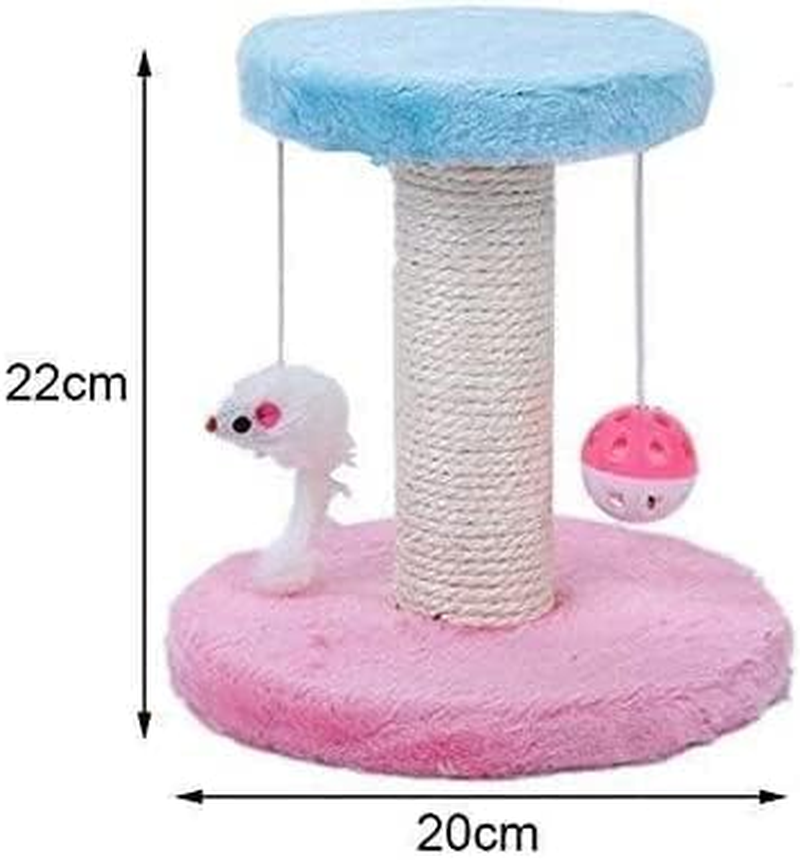 Cute Plush Cat Cat Hammock Climb Shelf Pet Play Toy Scratching Double Hanging Ball Post Climbing Frame Cat Furniture Cat Bed - A2 image number 1