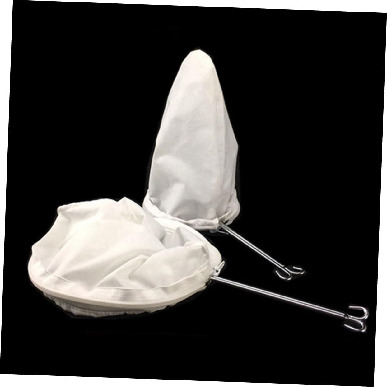 COHEALI Reusable Milk Tea Filter Bag Strainer for Drip Coffee Tea Brewing Stainless Steel Handle S image number 5