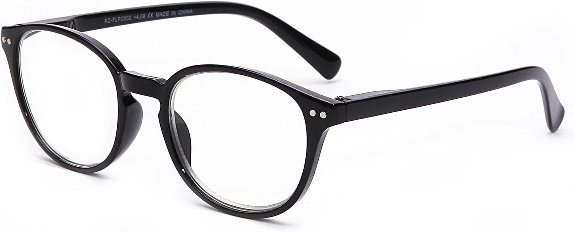 OKH Blue Light Blocking Glasses for Men Women Computer Gaming Glasses anti Glare anti Eye Trunk Reduce Headache Rectangle round Glasses with Spring Hinges, Turtle Round, Rotondi