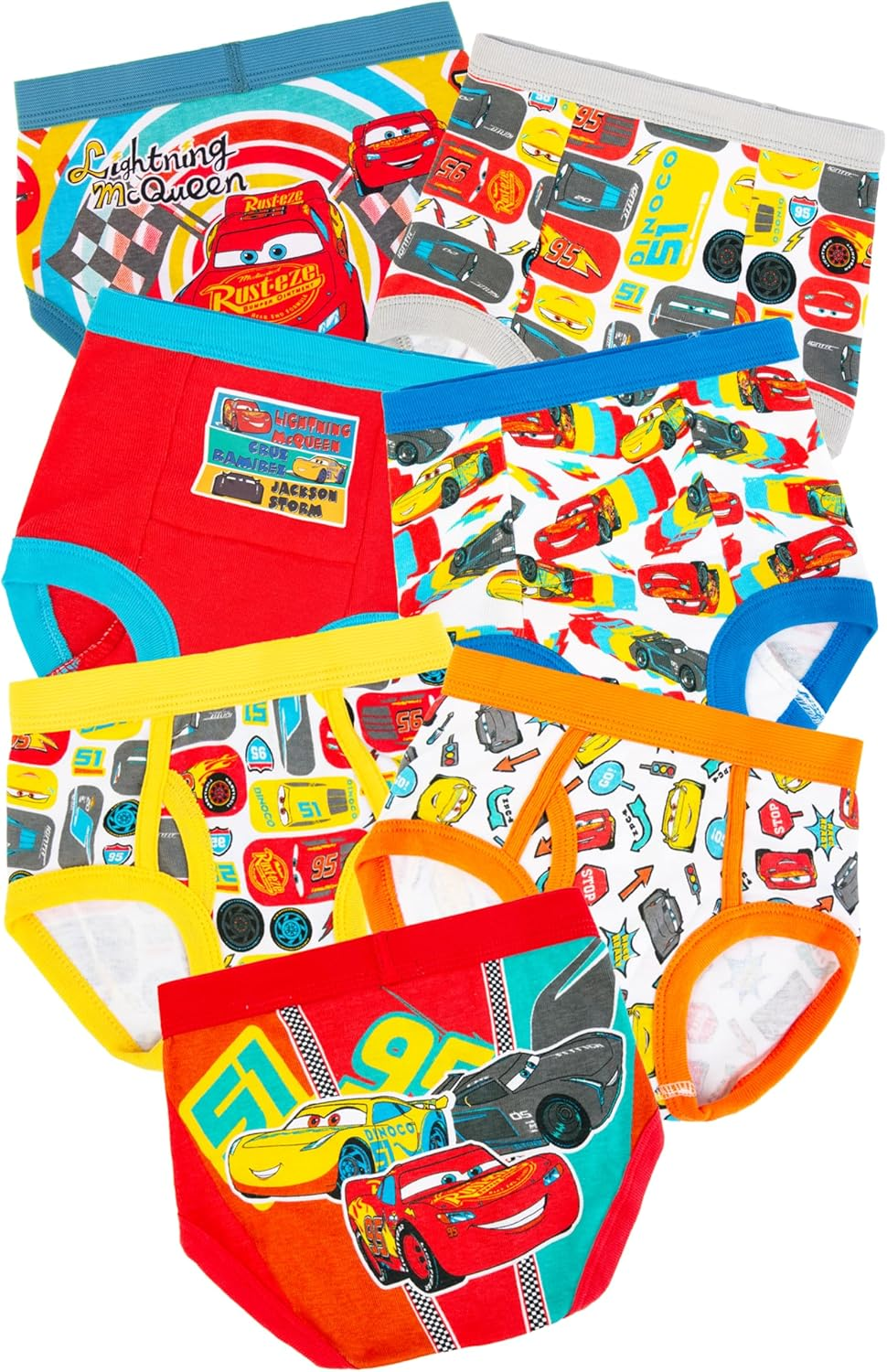 Disney Boys Cars 3Pk Training Pants & 4Pk Underwear image number 2