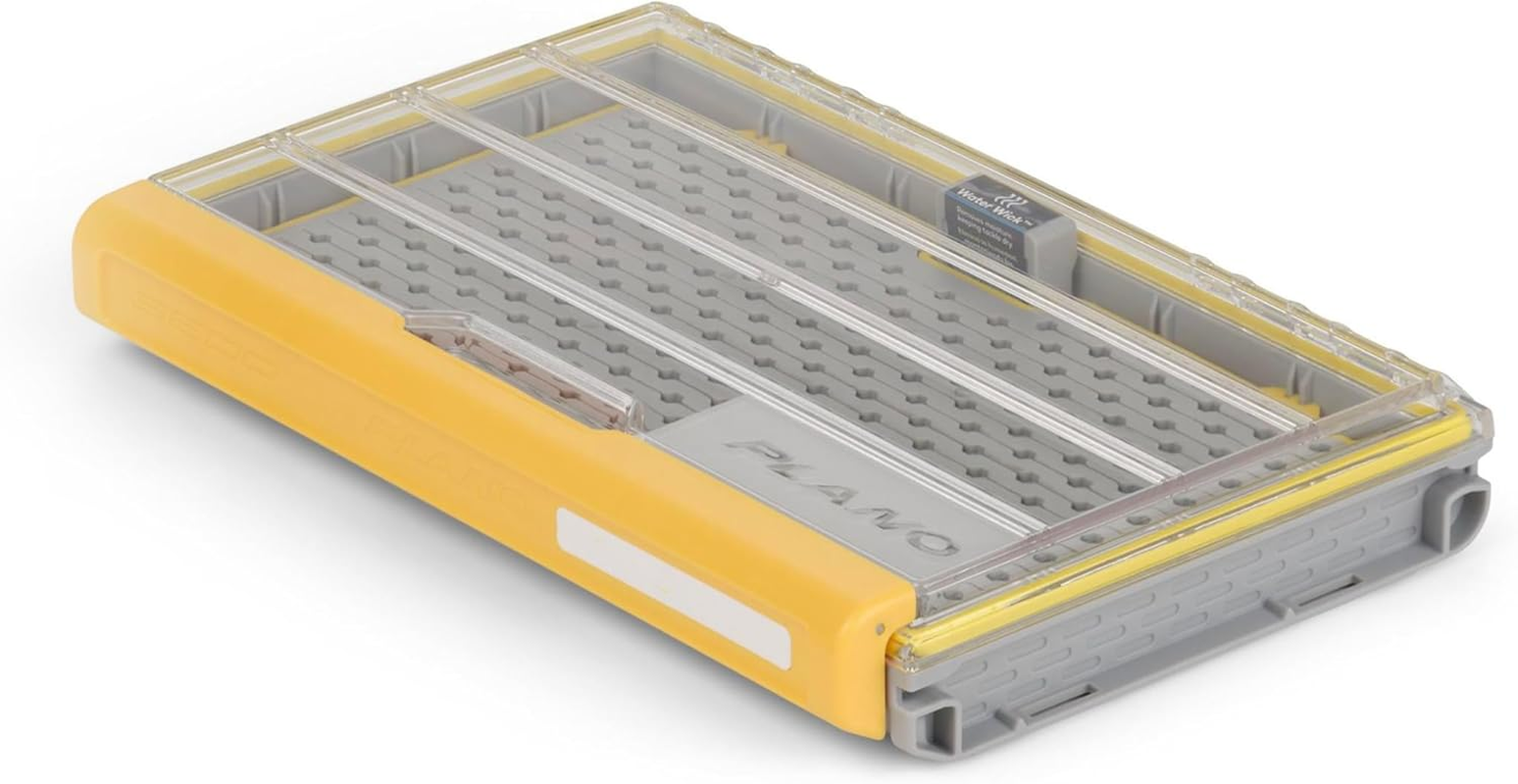 Plano EDGE 3700 Hook Utility Box, Clear/Yellow, Tackle Storage Accessories, Waterproof and Rust-Resistant Container for Fishing Hooks image number 5