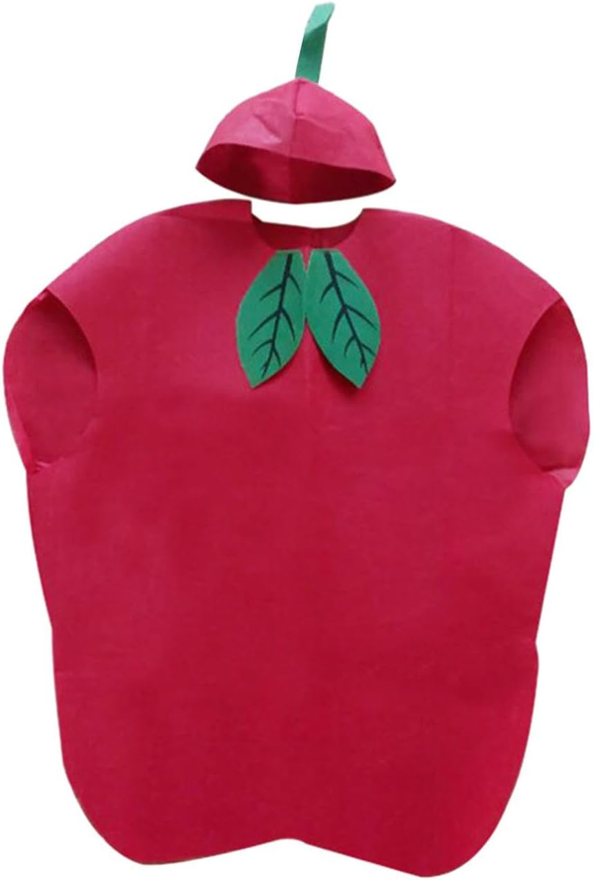 Vaveren Adult Fruit Costume, Strawberry, Costume, Hat, Adult, Halloween, Themed Party, Stage Performance, Masquerade