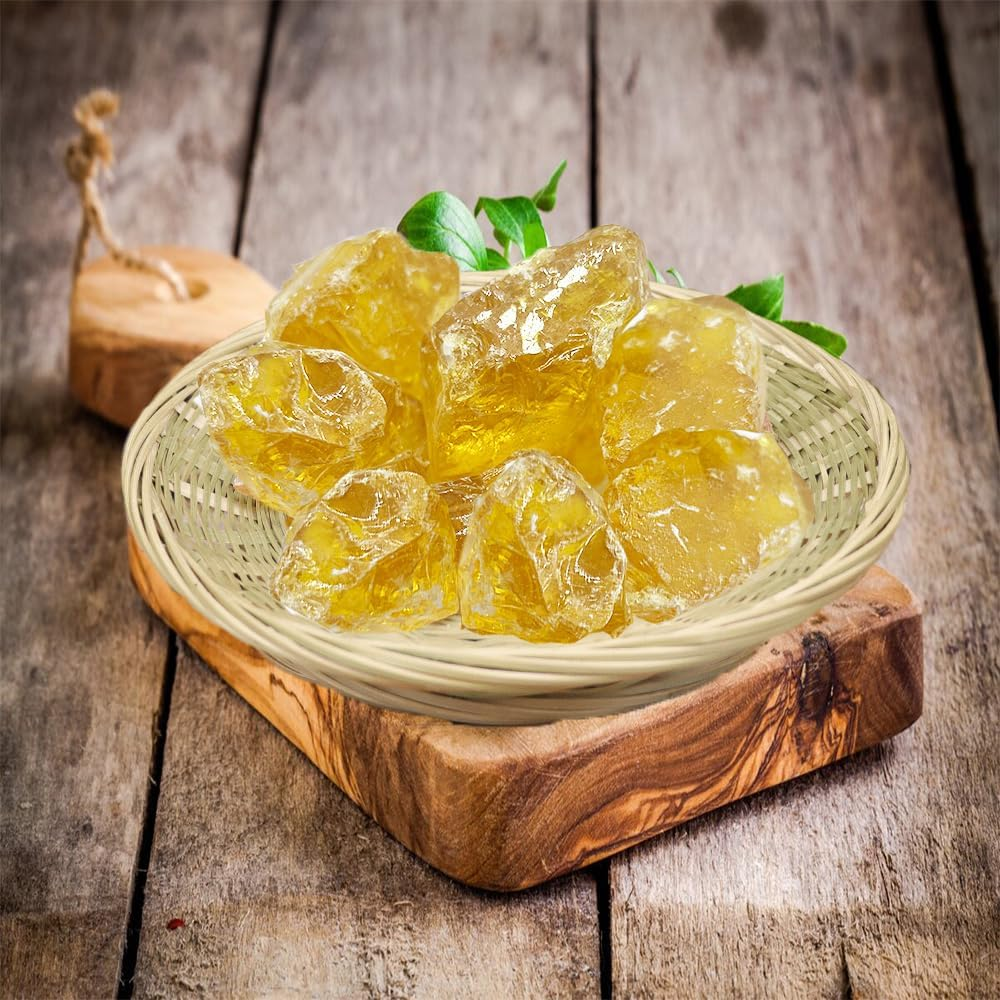 Tooget 400G Pine Rosin, Pine Rosin for Beeswax Wraps, Gum Nugget Rock Form, Baseball Rosin Bag for Pitching, Pine Rosin Powder for Bowling, Golf Rosin Bag image number 5