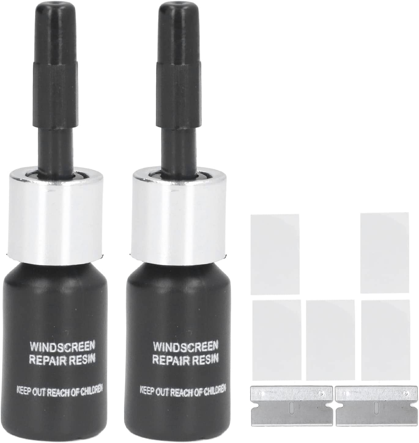 Glass Repair Liquid, Resin Crack Repair Fluid Good Effect 2PCS with Blade for Car image number 5