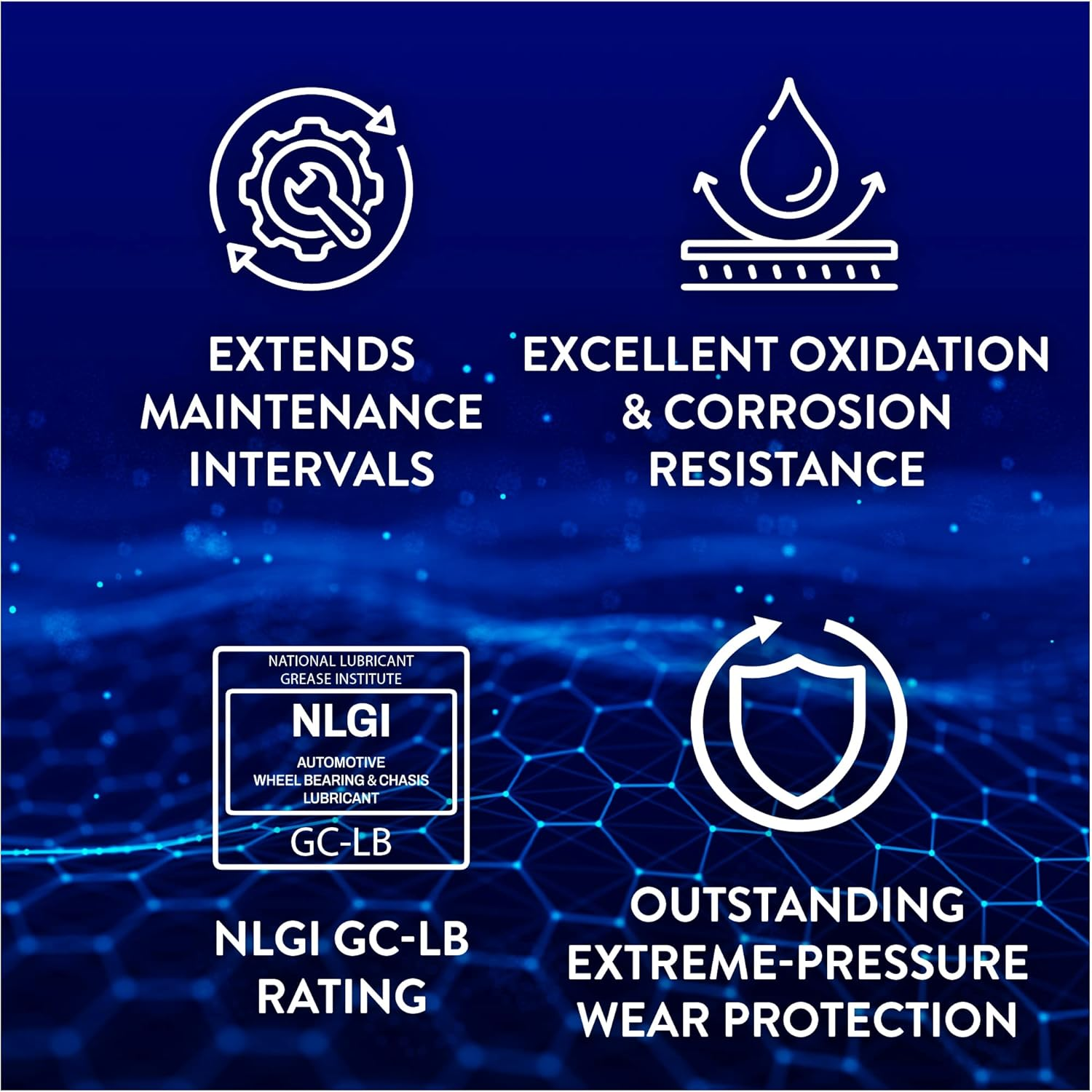 All Purpose Grease, 2-Pack 14 Oz. Tubes | Multi Function Lubricant | Automotive Grease and Marine Grease for Boat Accessories, Trucking, and Wheel Bearing image number 1