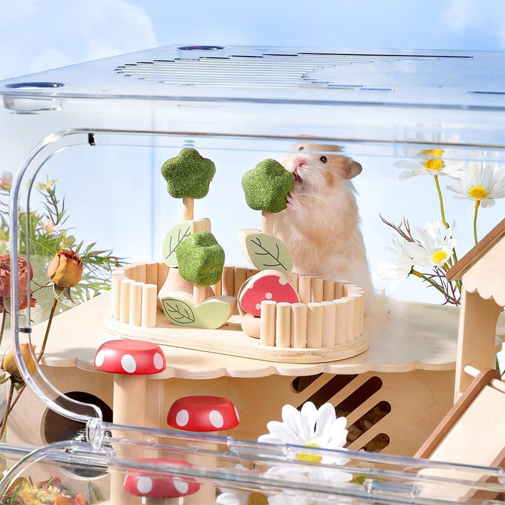 LMSNE Guinea Pig Chew Toys, Prevent Teeth Overgrowth, Natural Edible Rabbit Chew Toy for Bunny, Rat, Chinchilla, Gerbils and Others Small Animal image number 3