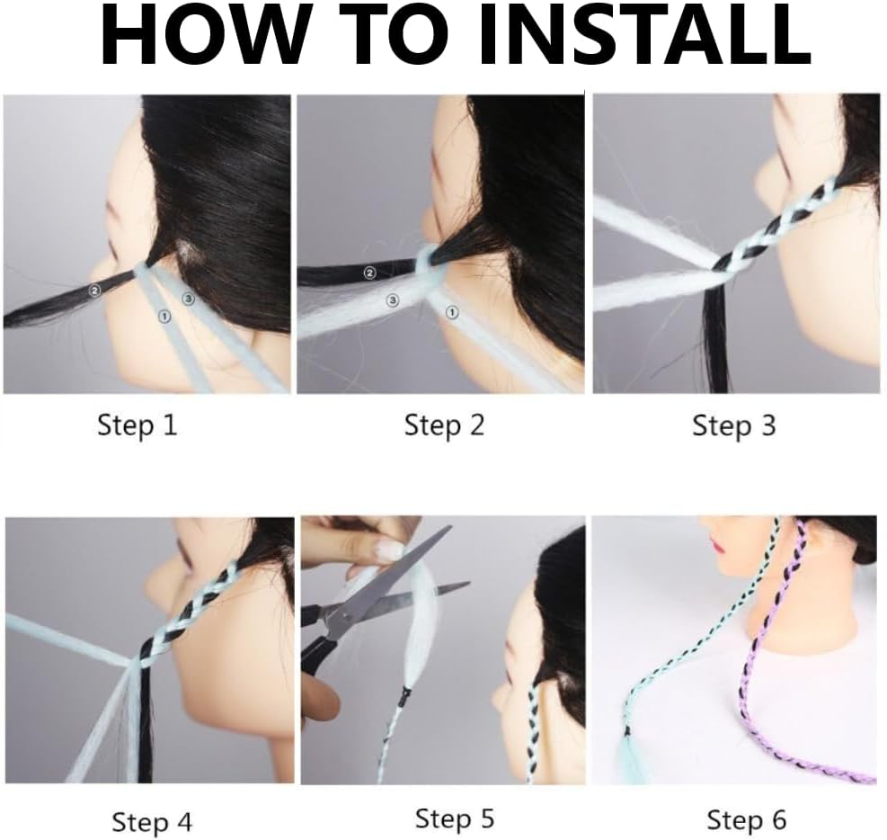 FIME. Kanekalon Jumbo Braiding Hair Extensions High Temperature Fiber Crochet Twist Braids 24Inch 2Pcs/Lot (A15) image number 6