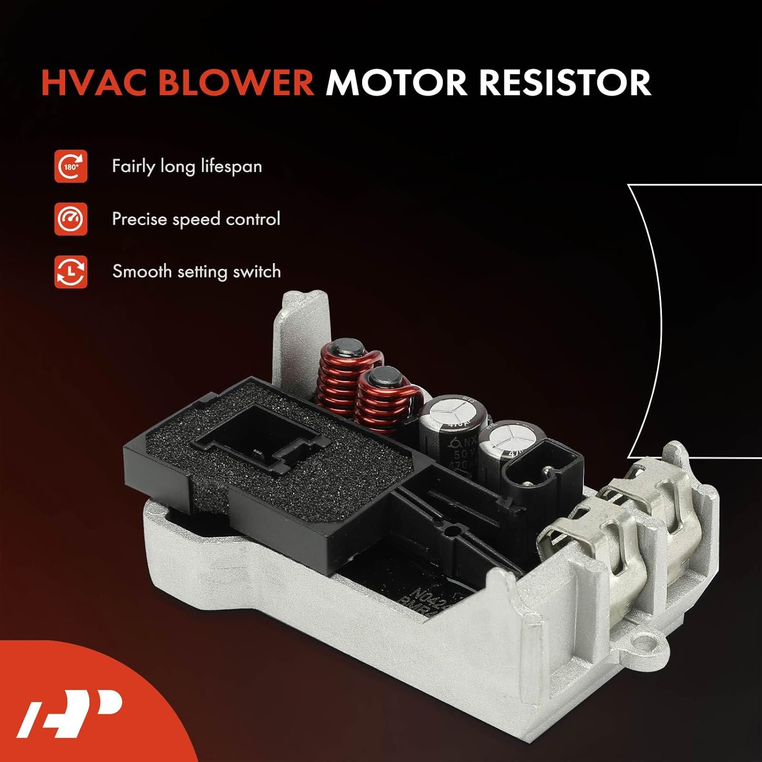 A-Premium HVAC Blower Motor Resistor Compatible with Mercedes-Benz Vehicles - C200, C230, C240, C280, C320, C350, E320, E350, E500, S320, S350, CLS350, CLS500, G500, SL500, SLK200, CL500, CLK280 image number 1