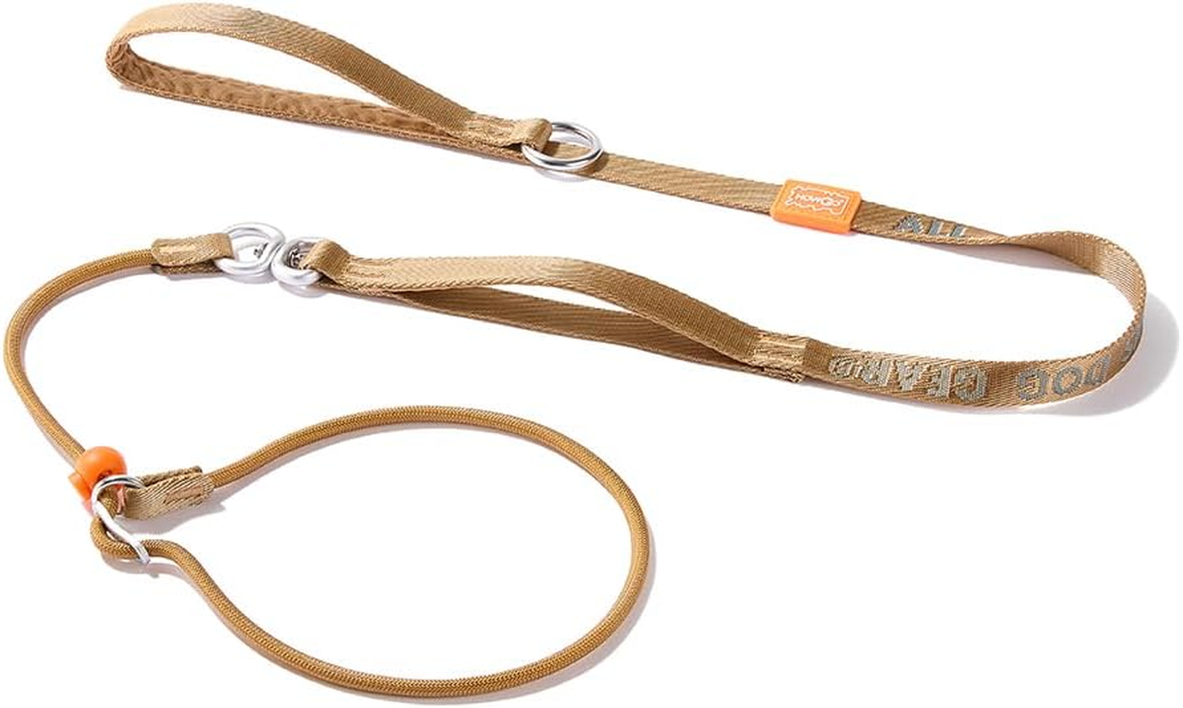 HOWGO Dog Slip Lead Dog Leash,Training Leash,Cinch Leash, No-Pull Slip Leash and Collar,Heavy Duty&Durable,Padded Handle,For All Breeds(Green, 3.6FT)