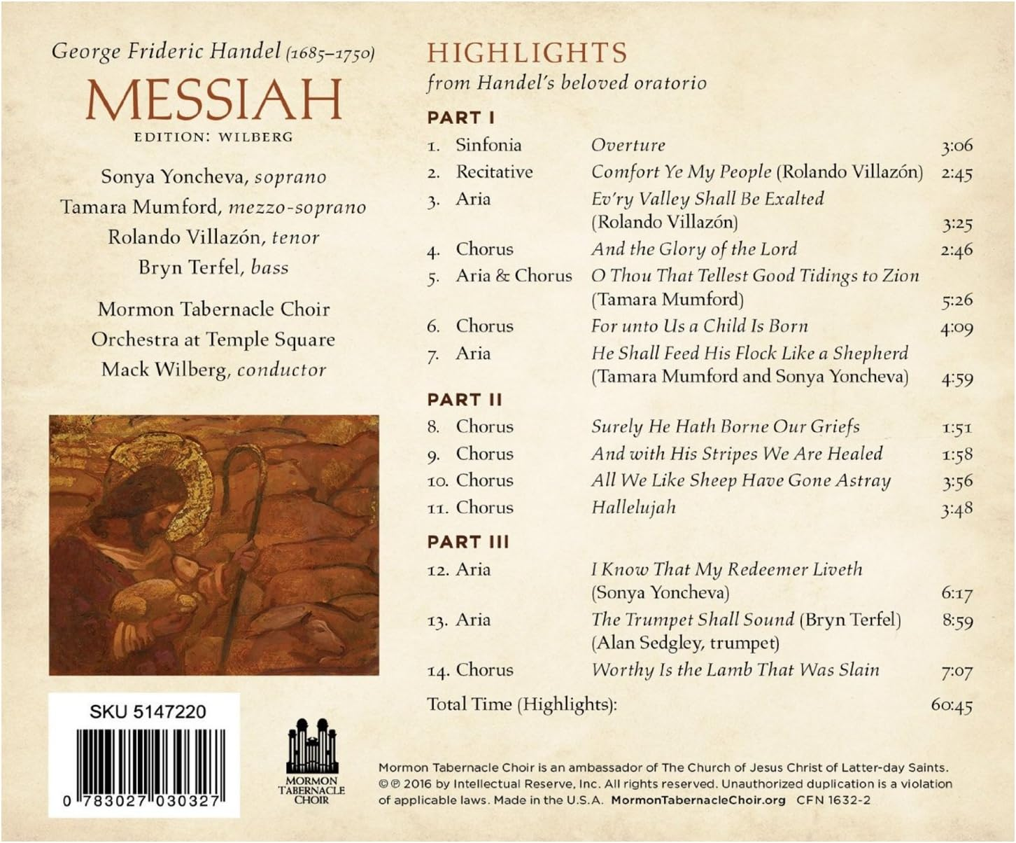 Handel'S Messiah - Highlights