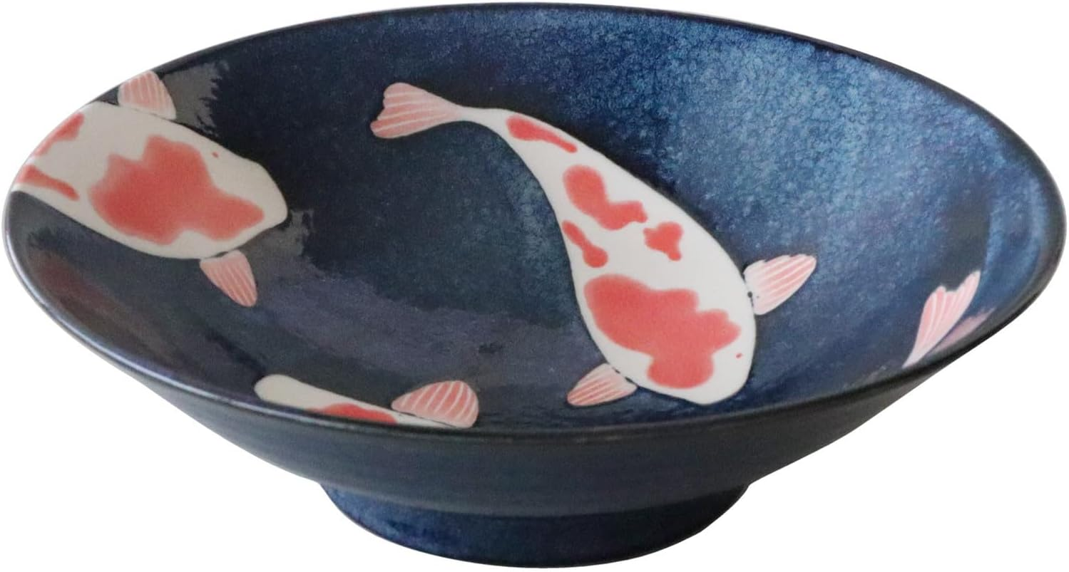 Concept Japan Aizome Koi Carp Donburi Bowl image number 4
