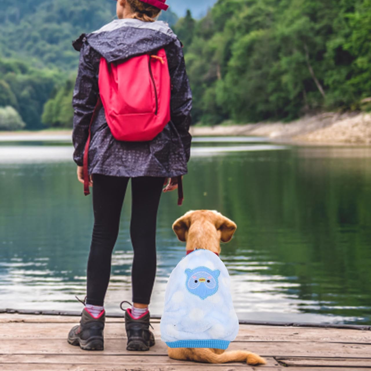 4Pcs Flannel Small Dog Clothes Winter Mini Warm Vest for Chihuahua and Other Small Pets - Mixed Style Pet Apparel Costume (XXS) image number 5