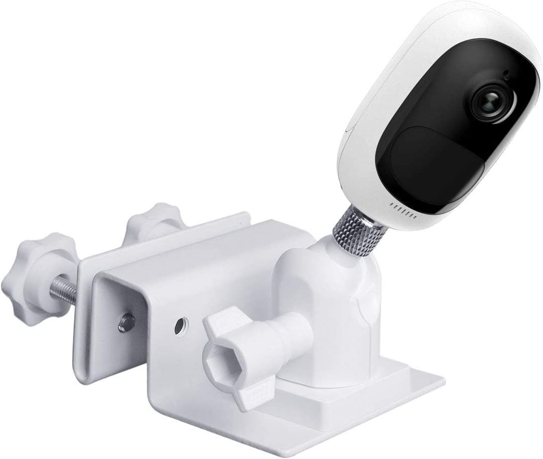 HOLACA Weatherproof Gutter Mount for Arlo Pro, Arlo Ultra, Reolink Argus 2, Argus Pro, Solar Panel- Arlo/Reolink Accessories Outdoor Mount(1Pack White) - Black image number 3