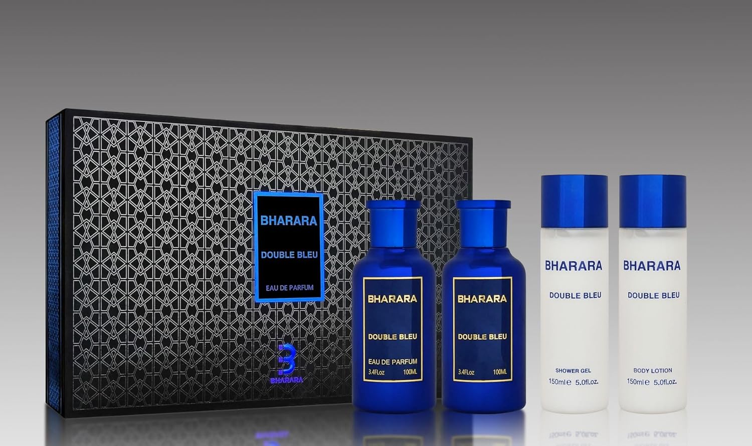 Bharara Beauty Double Bleu 4-Piece Gift Set for Men image number 1