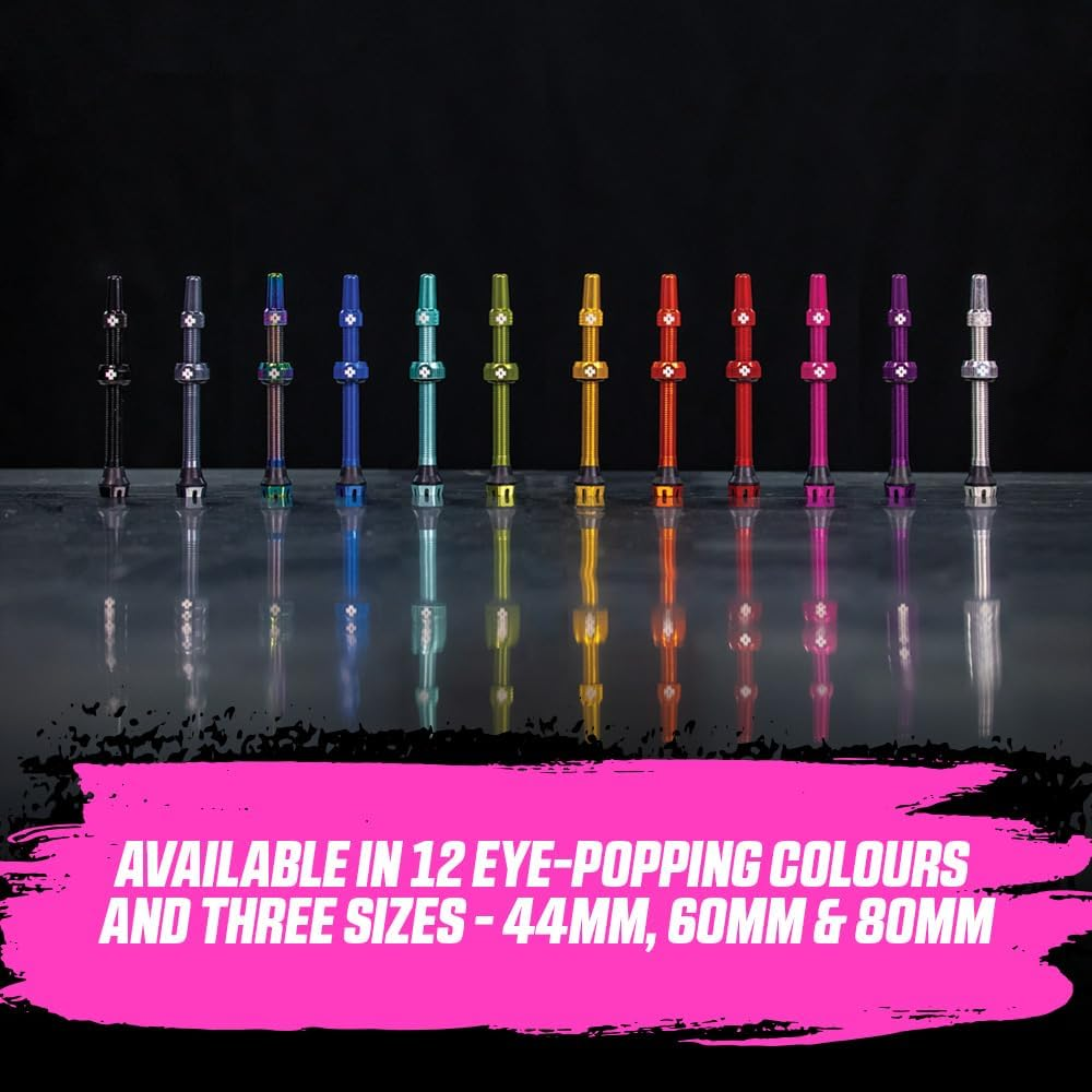 Muc-Off Tubeless Valves, Black 44Mm - Dust Caps for Bikes with Valve Core Removal Tool - Presta Valve Caps for Tubeless Mtb/Road/Gravel Bikes image number 5