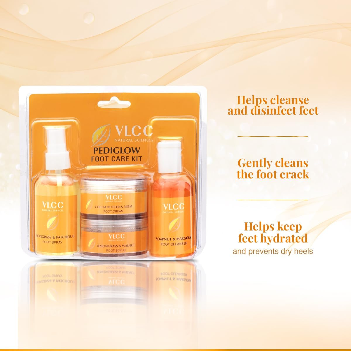 VLCC Pedi Glow Foot Care Kit (Combo of 4) image number 2