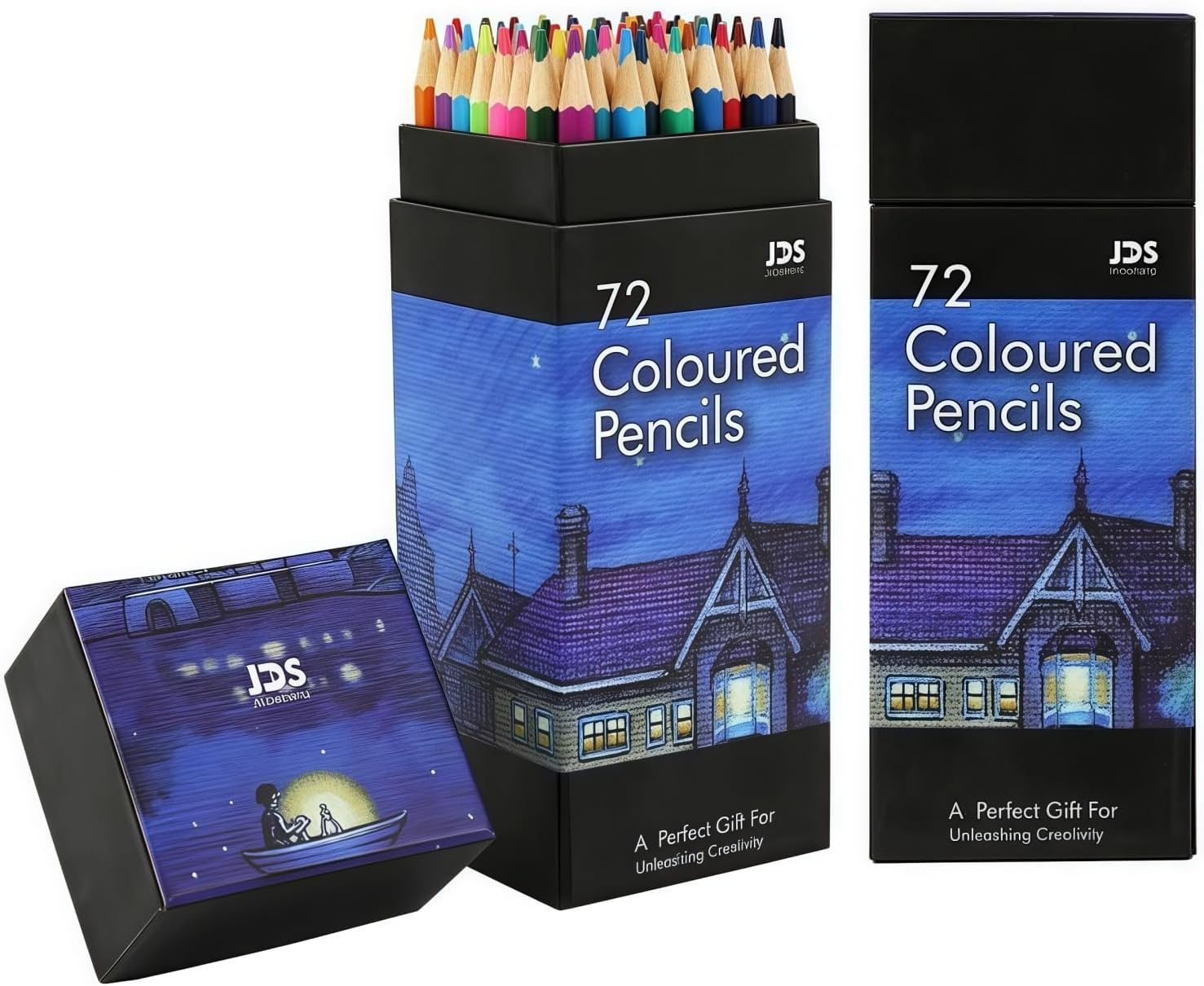 Colored Pencils for Adult Coloring Books 72 Count Art Drawing Pencils Soft Core Ideal for Drawing Blending Shading, Color Pencils Set Adults Kids Beginners (72 Colors) image number 3