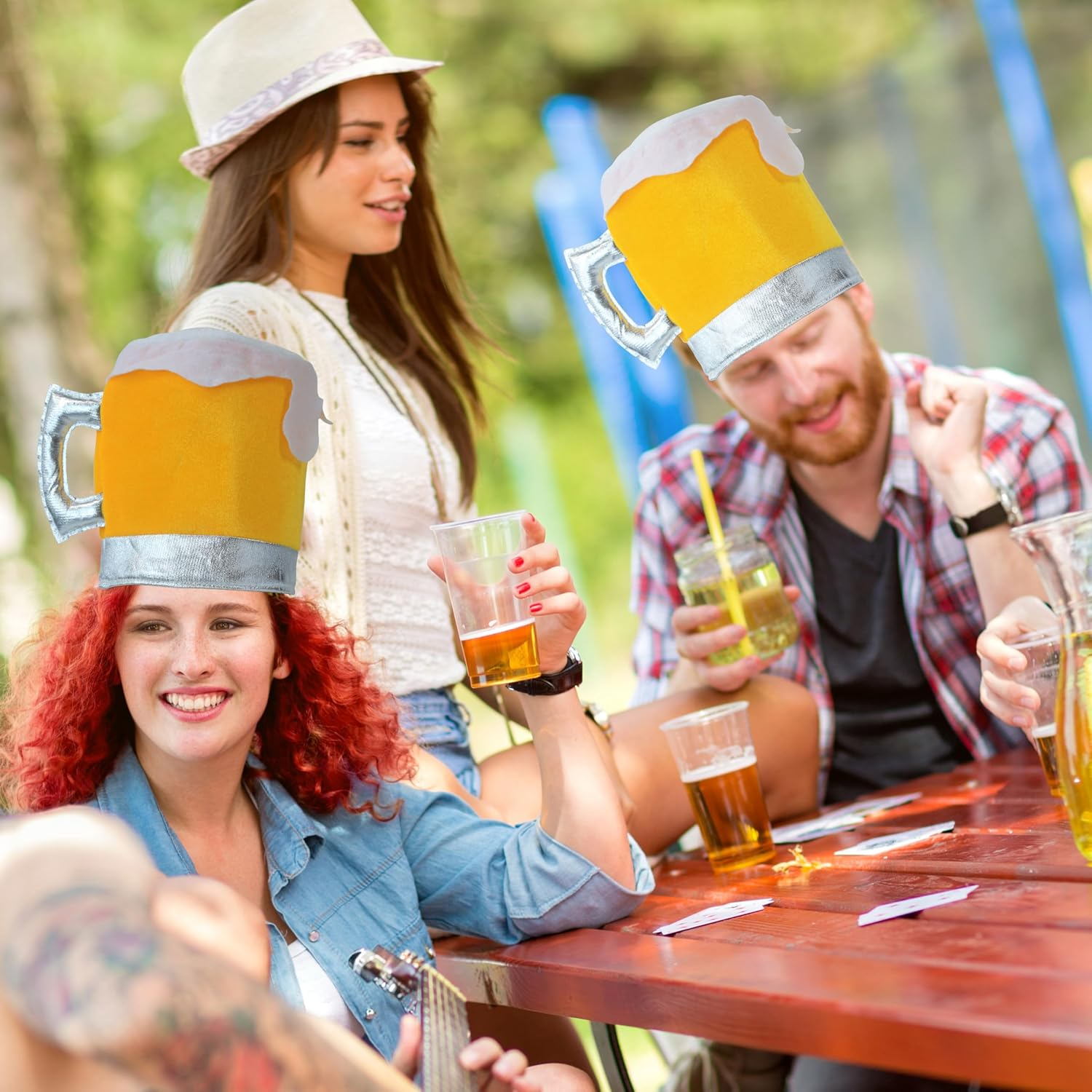 Beer Mug Hats. Handmade Beer Mug Party Hat. One Sizefits Most.