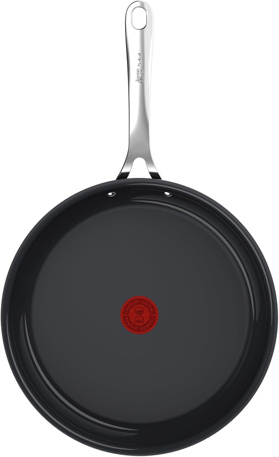 C471S255 Jamie Oliver by Tefal Enjoy Ceramic Induction Hard Anodised Twin Pack 24Cm/28Cm Frypan ​+ Bonus Pan Protector​ image number 2
