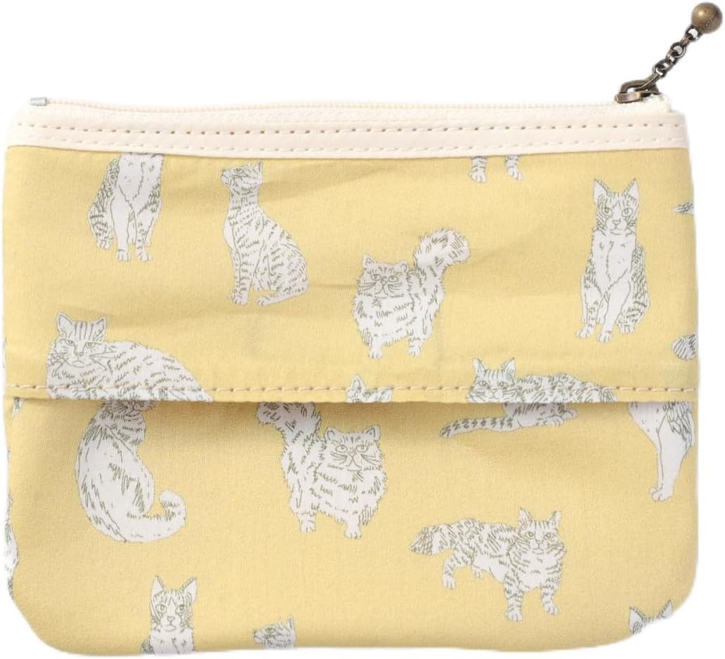 Ddintex Floret London Tissue Pouch 02 Miao Yellow 5.3 X 4.3 Inches (13.5 X 11 Cm) [With Liberty Print]