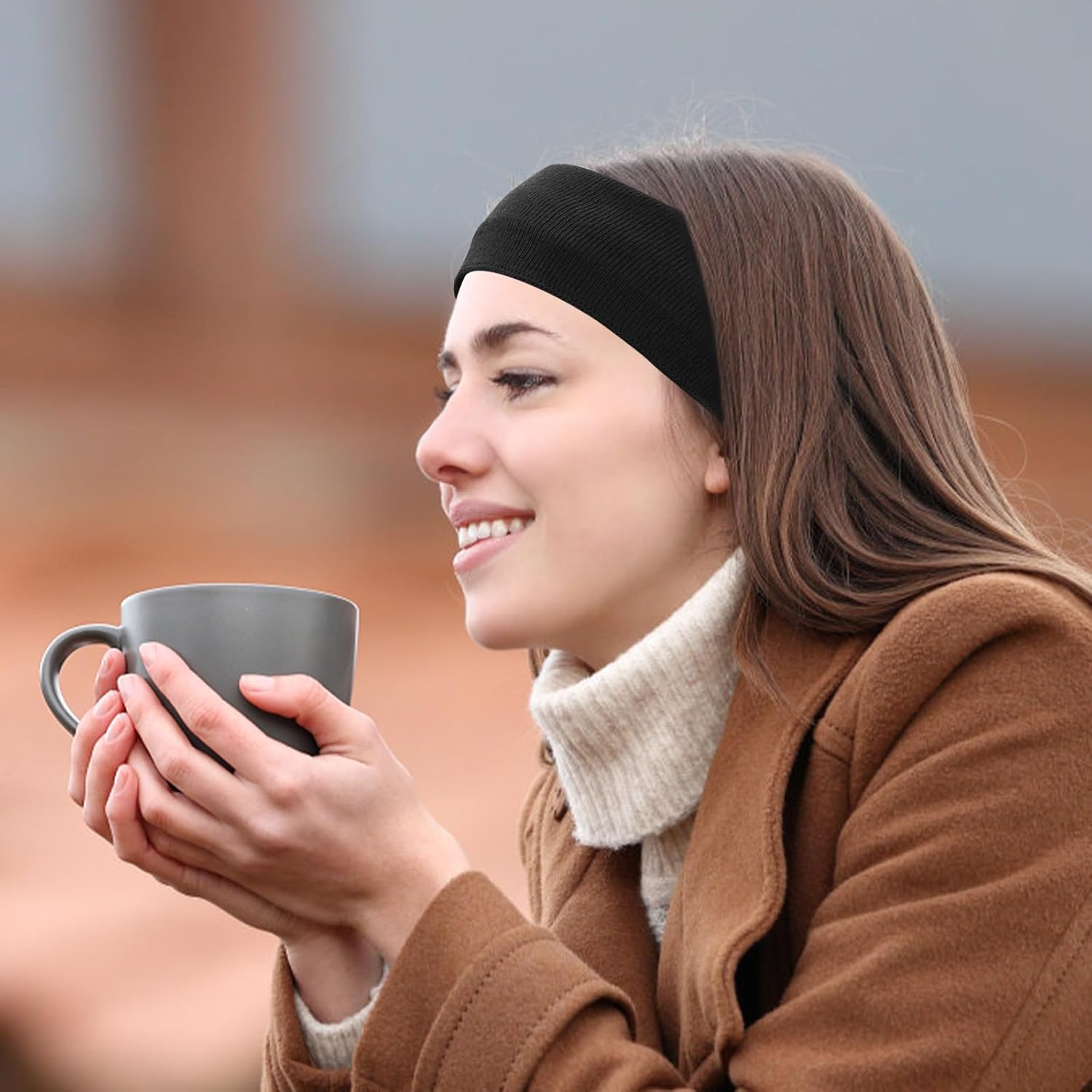 7Pcs Headbands for Women Non Slip Wide, Elastic Soft Head Bands for Women'S Hair Thick Stretchy Workout Yoga Fashion Hair Bands image number 3