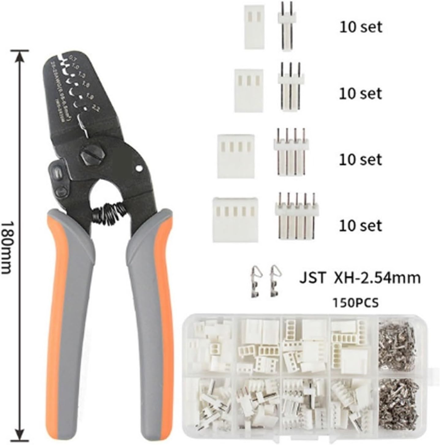 Zqnaznfderatchet Crimping Tool, Crimping Tool Crimper Plier Mini Micro Open Barrel Crimping Tools image number 3