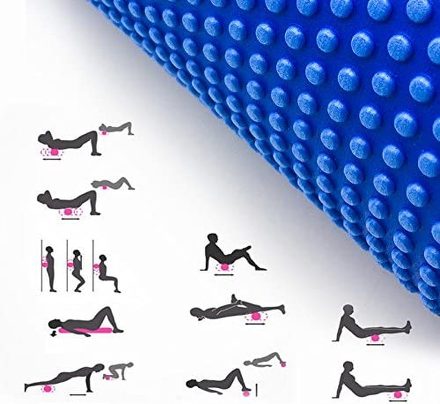 Foam Roller 45Cm 60Cm 90Cm EVA Physio Yoga Pilates Foam Roll Medium Density Back Roller for Back Pain Large Gym Roller Exercise Step Long Foam Roll 90Cm Massage Roller image number 4
