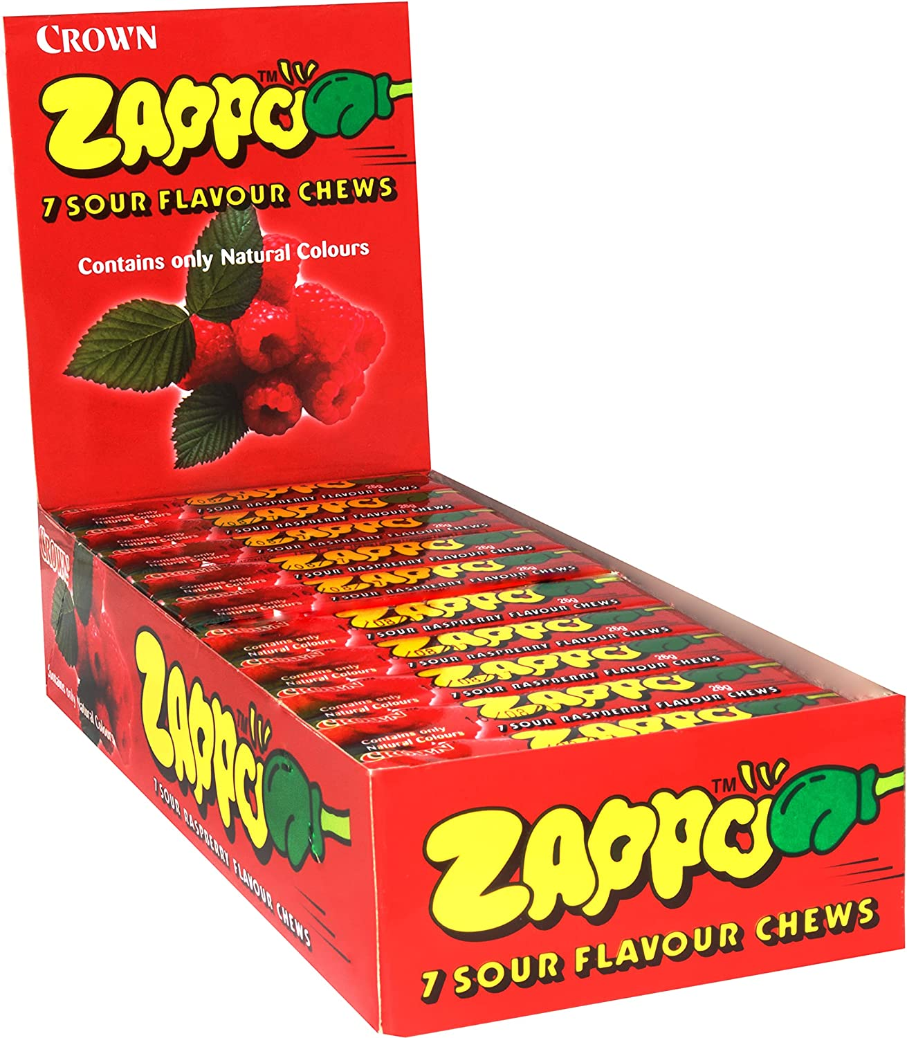 Zappo Watermelon Chews 26 G X 60 Bulk Box image number 3
