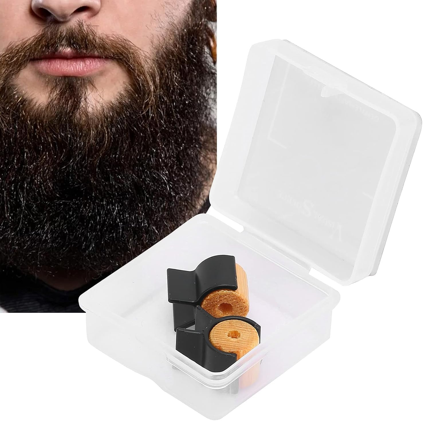 Moustache Roller, Perfect Beard Styling Roller - Beard Styling Tools Beard Roller Curler for Men - Essential Beard Care Accessories Moustache Rollers - for Dads Boys Husband Friends image number 2