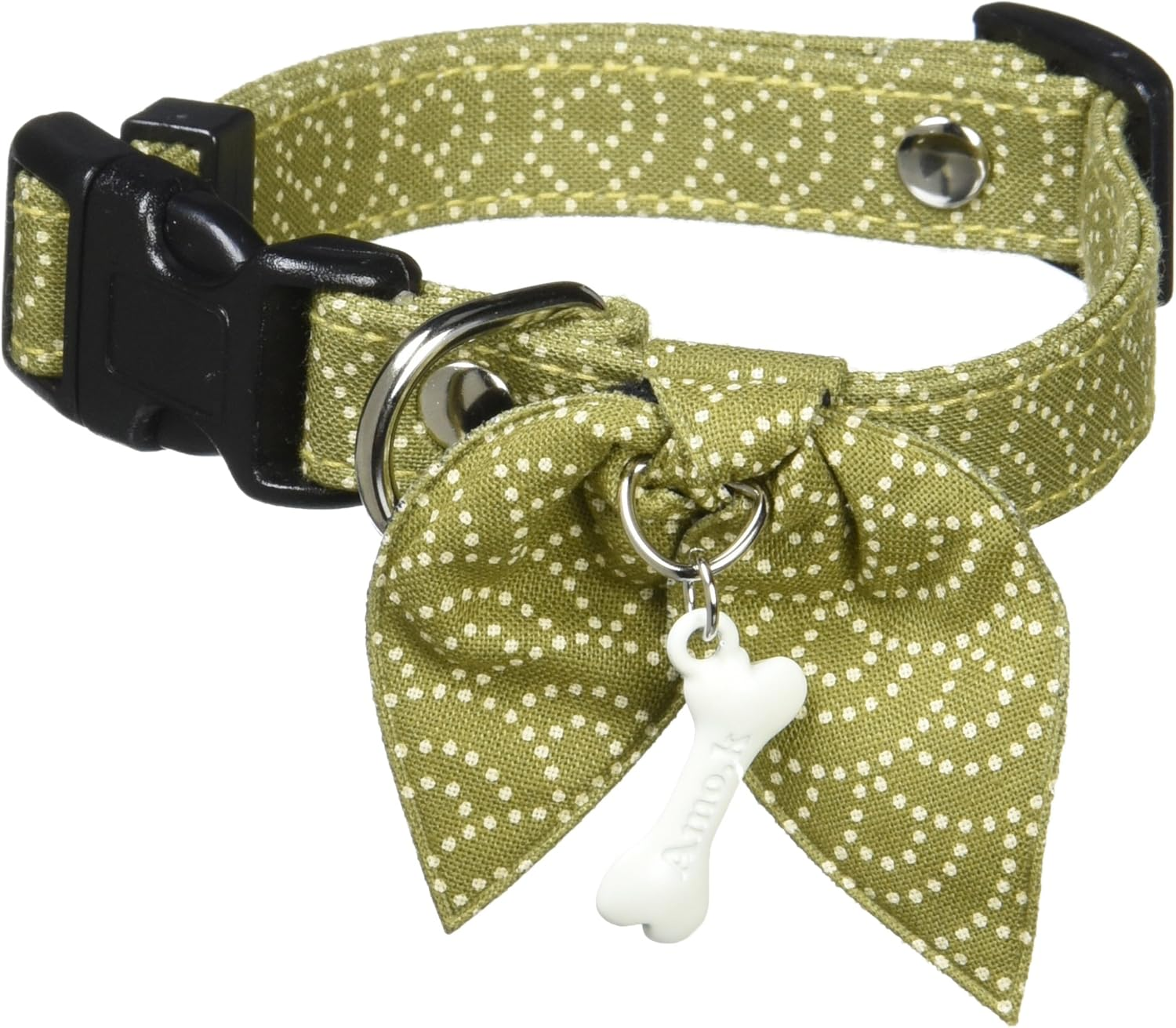Dog Amo.K 910047-2 Collar, Pochi Snack, Medium, Green