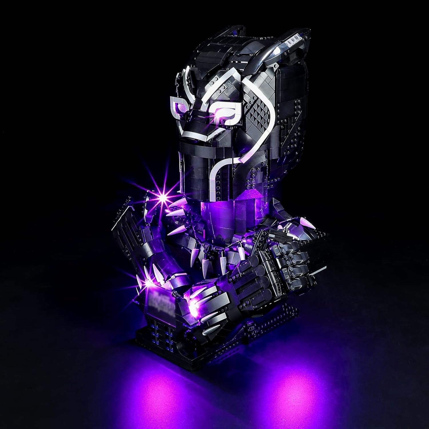 BRIKSMAX 76215 LED Light for  Black Panther - Compatible with  Marvel Building Blocks Model - without  Set image number 3