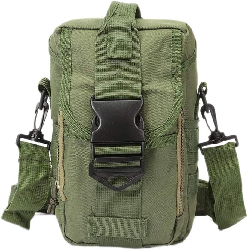 Outdoor Sports Hiking Sling Pack Camouflage Tactical Shoulder Small Camera Gear Bag - Green